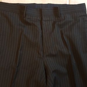 Mens Prada Black Striped Pants